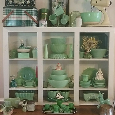 Jade Glassware Vintage Toledo